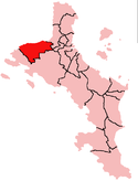 Location within Mahé Island, Seychelles