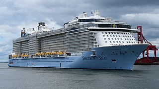 <i>Spectrum of the Seas</i> Quantum Ultra-class cruise ship operated by Royal Caribbean International