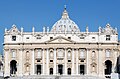 Facade of the Saint Peter's Basilica, Rome, Italy