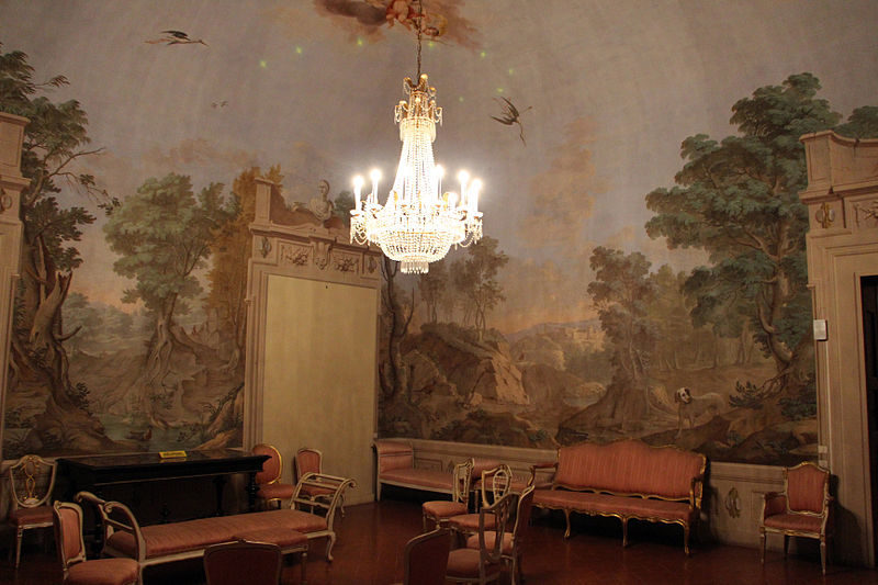 File:Sala della caccia, affreschi attr. a giuseppe del moro, 10.JPG