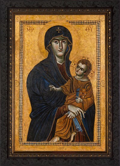 Icon Salus Populi Romani in a closer view