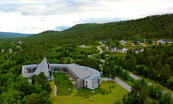 Aerial photo of the parliament