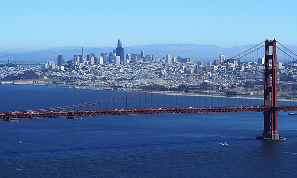 San Francisco from the Marin Headlands