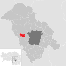 Poloha obce Sankt Oswald bei Plankenwarth v okrese Graz-okolie (klikacia mapa)