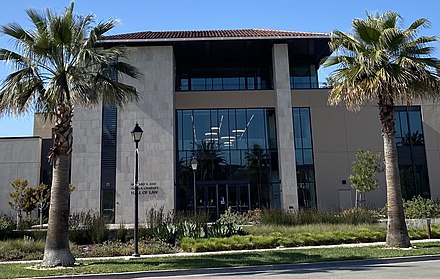 Charney Hall of the Santa Clara University School of Law.