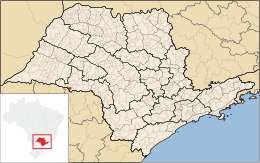 Pedrinhas Paulista – Mappa