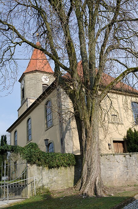 Scheinfeld, Schnodsenbach, Evangelisch lutherische Pfarrkirche, 004