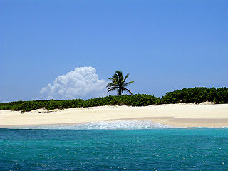 Scrub Island, Anguilla island in United Kingdom