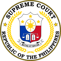 Selo do Supremo Tribunal da República das Filipinas.svg