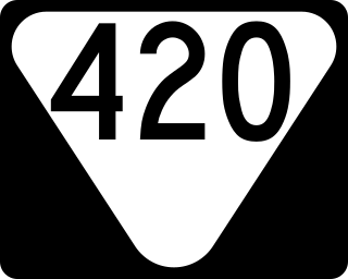 <span class="mw-page-title-main">Tennessee State Route 420</span> State highway in Tennessee, United States