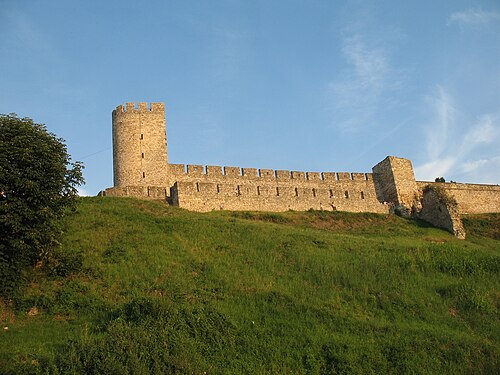 North wall of the Belgrade Fortress from the 17th century