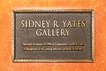 * Nomination: Plaque, Sidney R. Yates Gallery, Chicago Cultural Center, Chicago, Illinois. --Prburley 20:43, 26 December 2021 (UTC) * Review Appears noisy. Due to ISO 12800? Not clear to me if the plaque has texture or photographic noise. NR may help? --Tagooty 09:07, 27 December 2021 (UTC) Good point, these indoor locations that don't allow a tripod are so hopeless. --Prburley 16:45, 27 December 2021 (UTC)