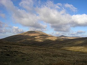 La colline de Snaefell sur l'île de Man