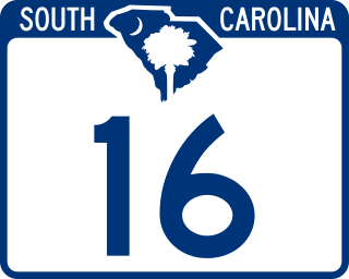 <span class="mw-page-title-main">South Carolina Highway 16</span> Highway in South Carolina