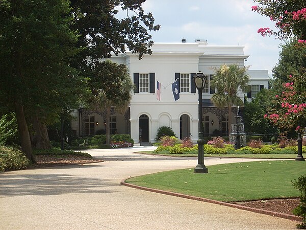 South Carolina Governor's Mansion, 800 Richland St., Columbia (Richland County, South Carolina)