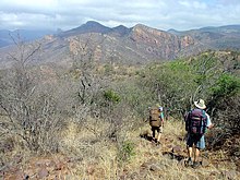 Promeneurs dans la partie centrale du Soutpansberg.