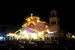 The church at night in 2016