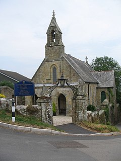 St Levans Church, Porthpean Church in Cornwall, England