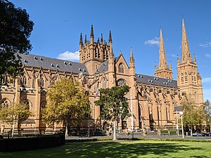 St Mary's Cathedral, Sydney, Australia: 1868–1928