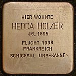 Stumbling block for Hedda Holzer (Freising) .jpg