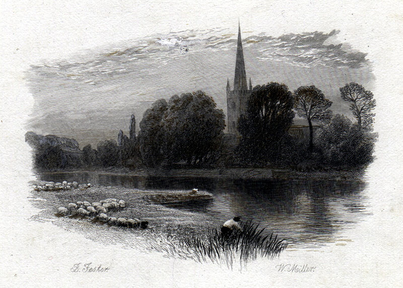 File:Stratford engraving by William Miller after Birket Foster touched proof.jpg