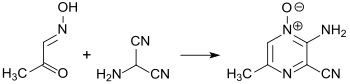 Synthese substituierter Pyrazine aus Aminomalononitriltosylat