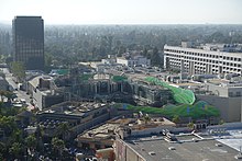 Super Nintendo World Hollywood under construction in September 2021 Super Nintendo World (Universal Studios Hollywood) construction 1.jpg