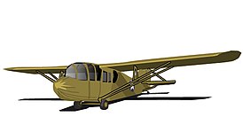 Aeronca TG-5. Рисунок с фотографии 40-х годов.