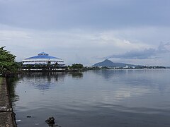 Tacloban city sea overlooking with Convention Center