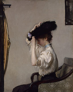 Tarbell, Edmund Charles - Preparing for the Matinee - Google Art Project