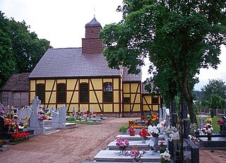 Tyłowo Village in Pomeranian Voivodeship, Poland