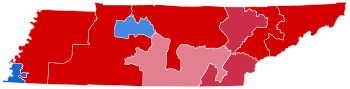 District results:
Republican
50-60%
60-70%
70-80%
Democratic
60-70%
70-80% Tennessee Congressional Election Results 2012.svg