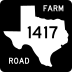 Farm to Market Road 1417 marker