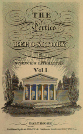 The Portico: A Repository of Science & Literature The Portico Title Page Volume 1.png