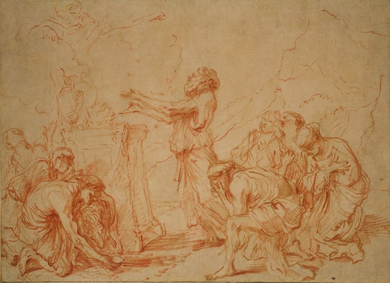 File:The Sacrifice of Noah by Giovanni Benedetto Castiglione, brush and paint.jpg