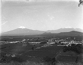 El Popocatépetl fotografiado en 1906