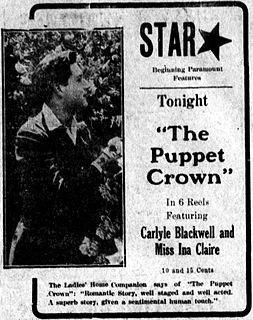 <i>The Puppet Crown</i> 1915 film by George Melford