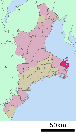 Lage Tobas in der Präfektur