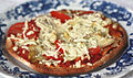 Tomato and Artichoke Pita Pizza (Vegan) (5696459897).jpg