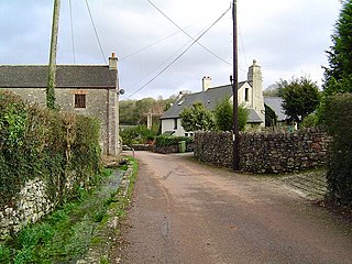Torbryan Village in Devon, England