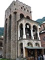 Hrelja's fortified tower in the Rila Monastery, Bulgaria.