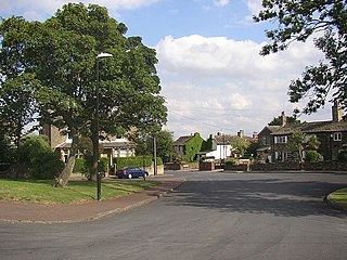 Scholes, Cleckheaton Village in West Yorkshire, England
