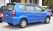 Thumbnail for File:Toyota Avanza (first generation) (rear), Serdang.jpg