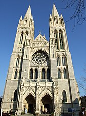 The west front of Truro Cathedral