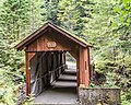 Tschennertobel-Brücke, gedeckte Holzbrücke von 1938