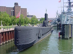 Az USS Croaker (SS-246) szakasz szemléltető képe