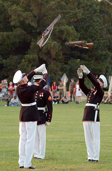 File:US Navy 030924-M-3843B-050 The U.S. Marine Corps Silent Drill Platoon performs aboard Marine Corps Air Station (MCAS) Beaufort, S.C. during MCAS Beaufort's annual Battle Colors Ceremony.jpg