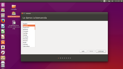 Menú de instalación de Ubuntu 15.04