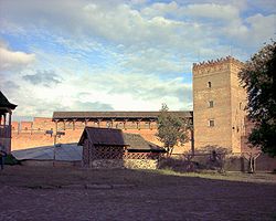 A lucki vár udvara