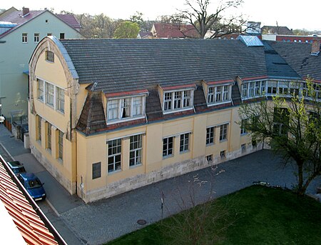 Van de Velde Bau in Weimar (Draufsicht)